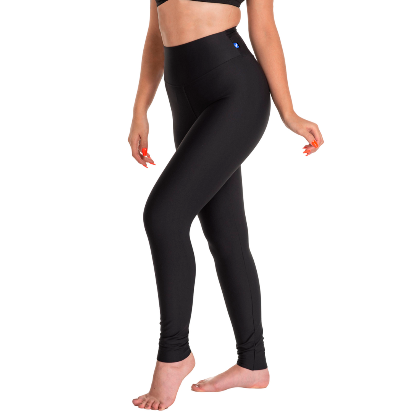 Calça Legging feminina de alta compressão cintura alta anticelulite