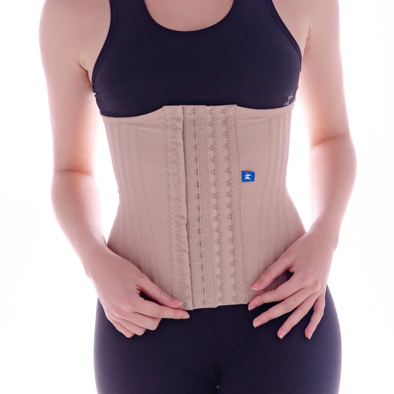 Cinta modeladora abdominal 16 barbatanas com 6 regulagens