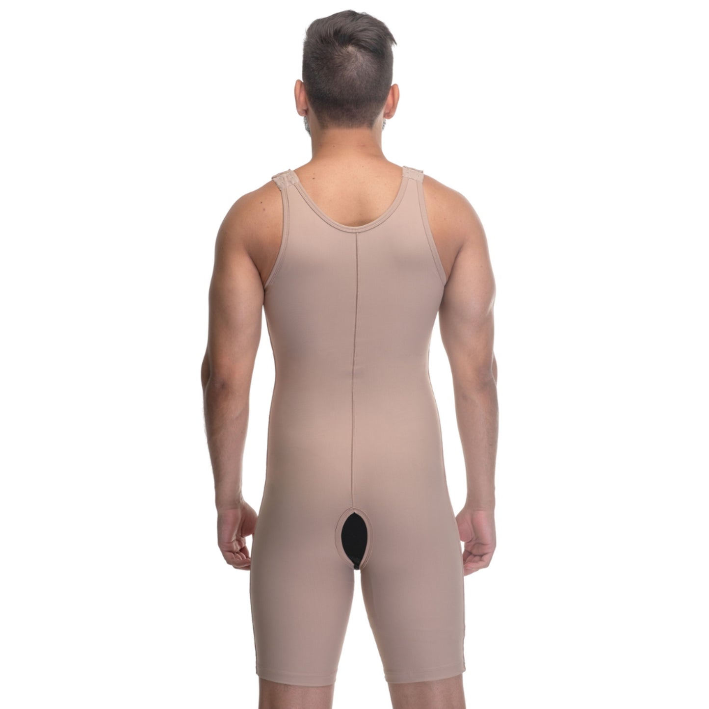 Cinta pós-operatório meia coxa masculina