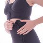 Cinta abdominal pós-operatória com abertura frontal e inferior