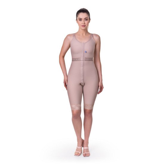 Cinta pós-operatório alça fina com separação entre corpo e busto Cinta pós-operatório alça fina com separação entre corpo e busto