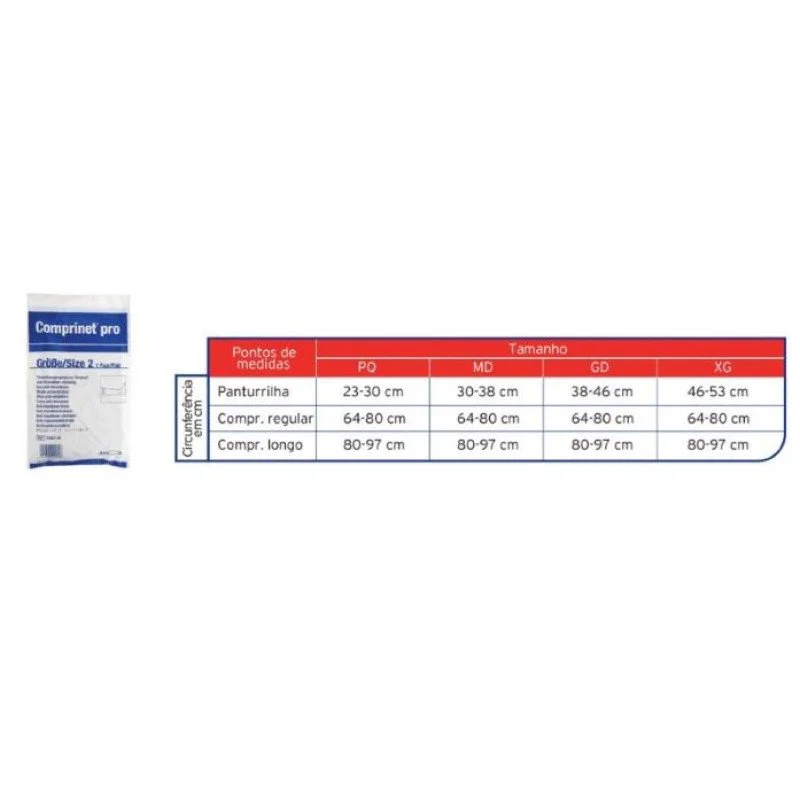 Meia Antitrombo 3/4 Cirúrgica 18-23mmhg