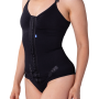 Cinta body seamless pós-operatório alça fina com fecho frontal Cinta body seamless pós-operatório alça fina com fecho frontal