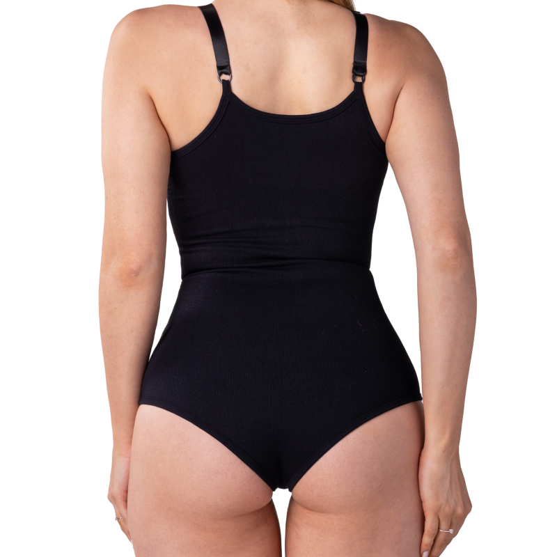 Cinta body seamless pós-operatório alça fina com fecho frontal Cinta body seamless pós-operatório alça fina com fecho frontal