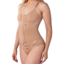 Cinta body seamless pós-operatório alça fina com fecho frontal Cinta body seamless pós-operatório alça fina com fecho frontal