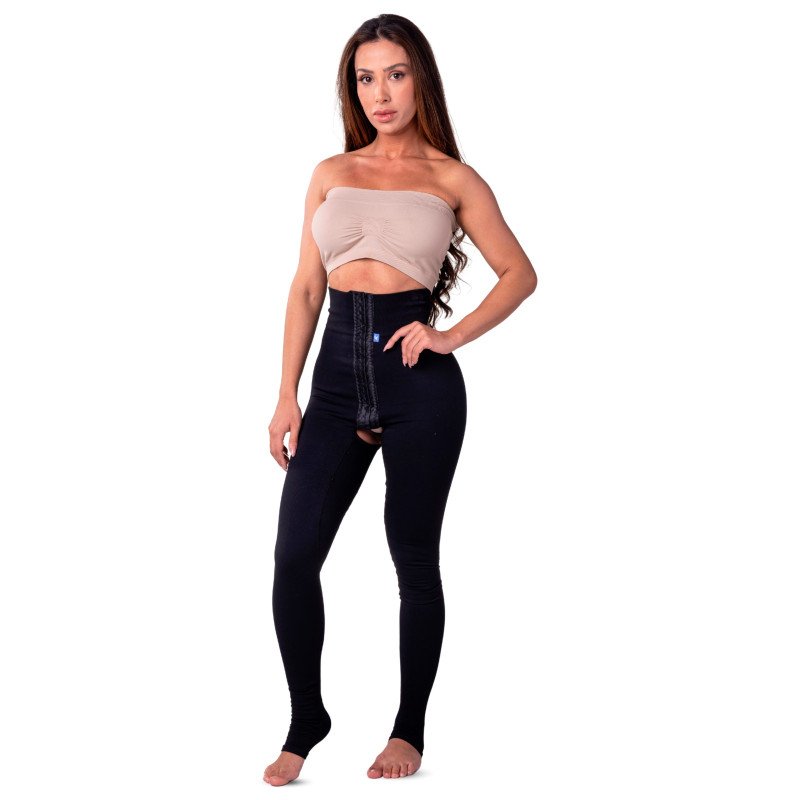 Legging Protect Fir para Lipedema com fecho e calcanhar Legging Protect Fir para Lipedema com fecho e calcanhar