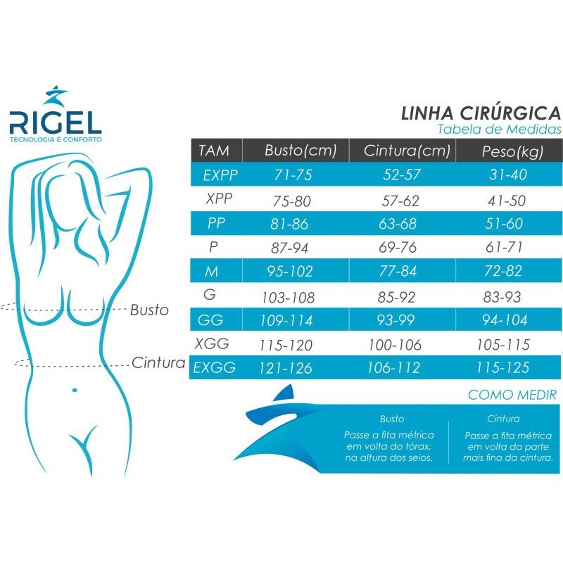 Cinta Pós Cirúrgica Meia Coxa Com Mangas